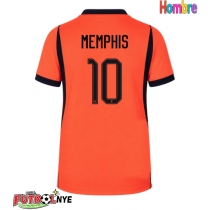 Camiseta Países Bajos Memphis Depay #10 Primera Equipación Mundial 2026 manga corta